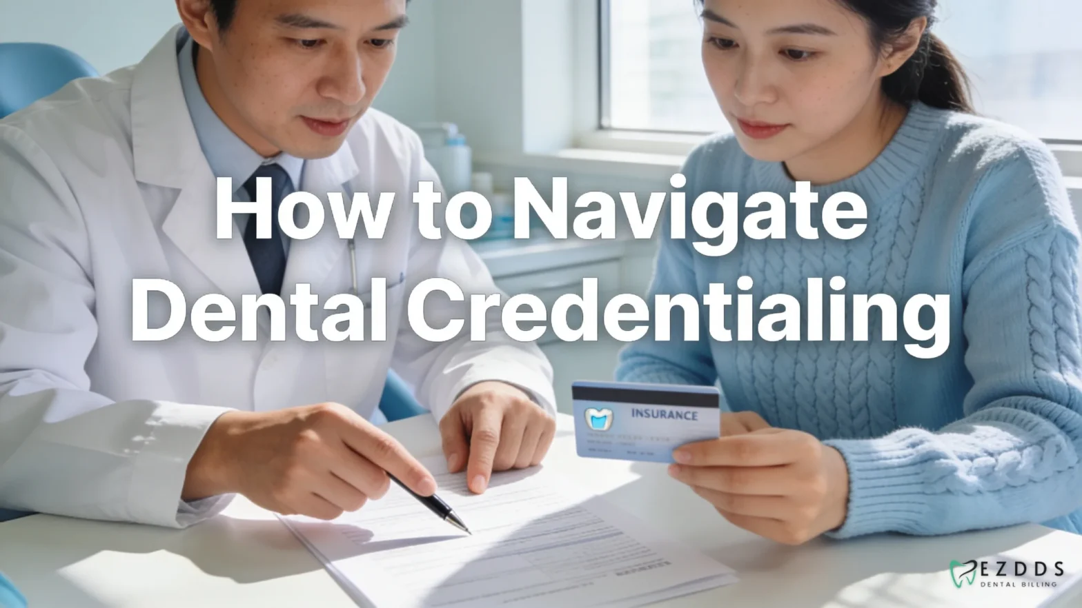 Dental insurance credentialing is the process of verifying a dentist's qualifications so that payers can